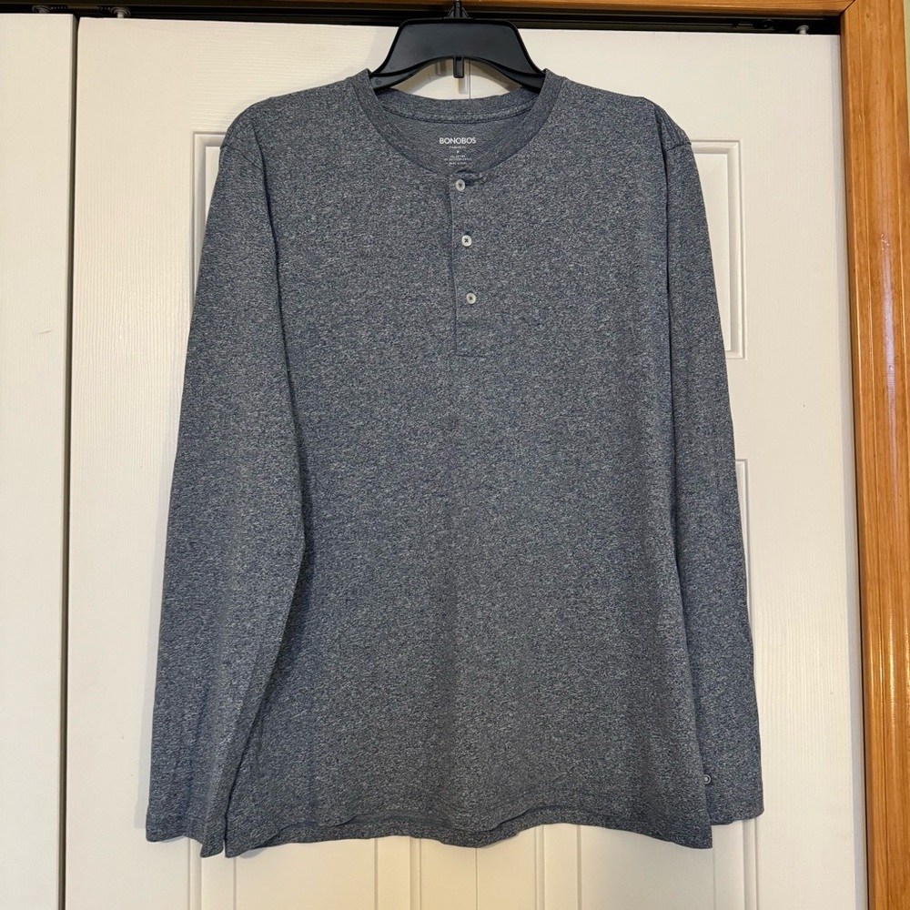 Bonobos Long Sleeve Henley‎ T-Shirt
